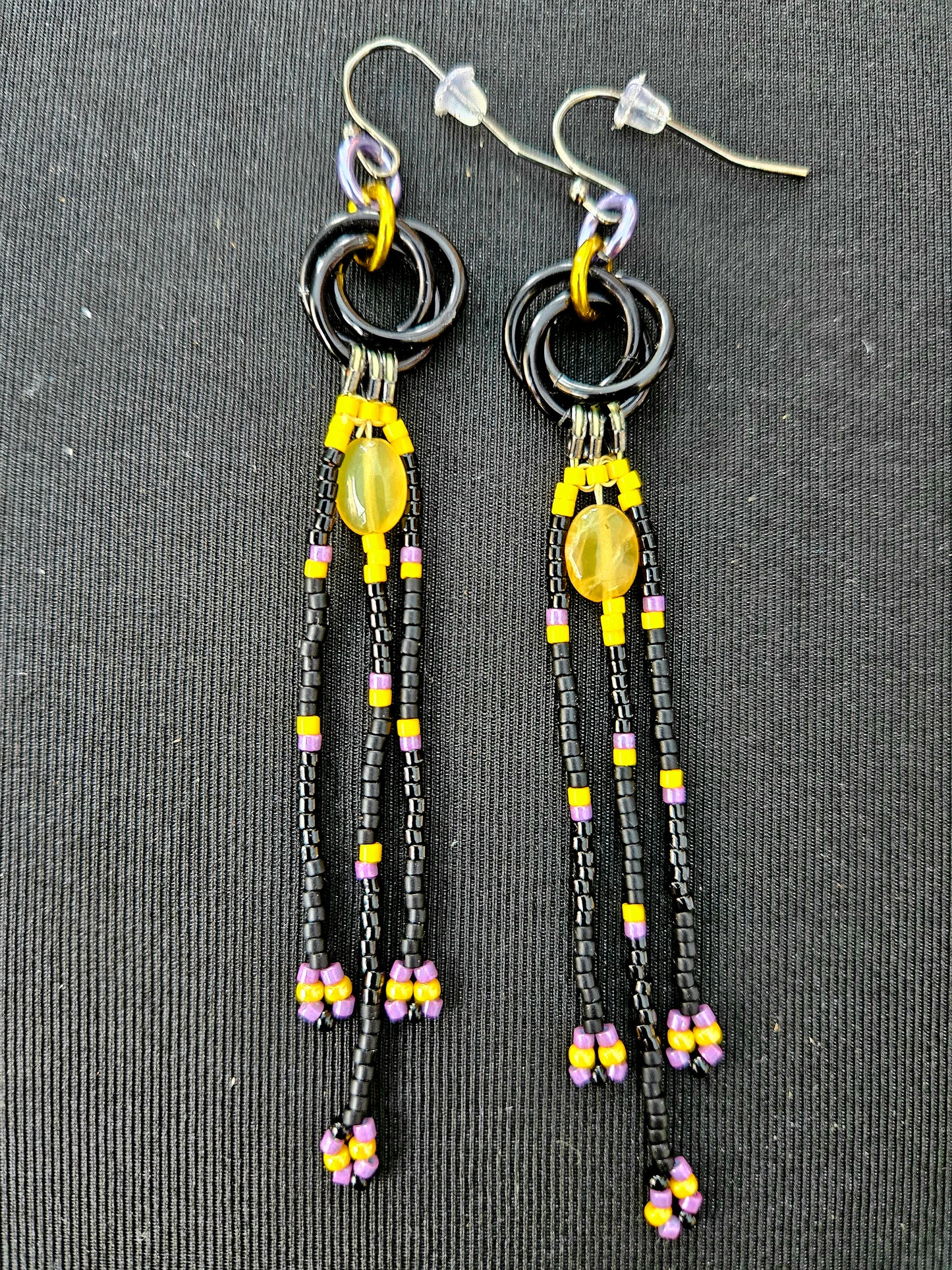 Mobius flower chain ⛓️ maille with Japanese glass beads