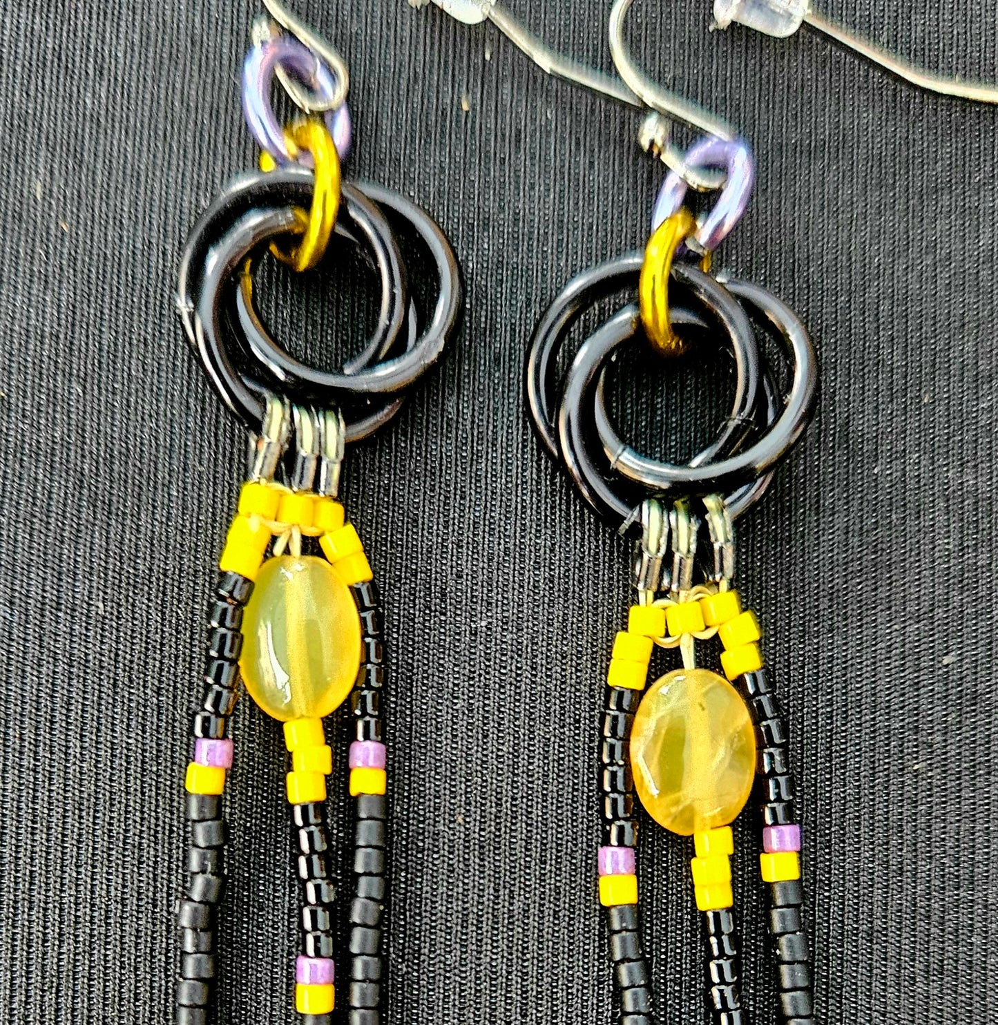 Mobius flower chain ⛓️ maille with Japanese glass beads