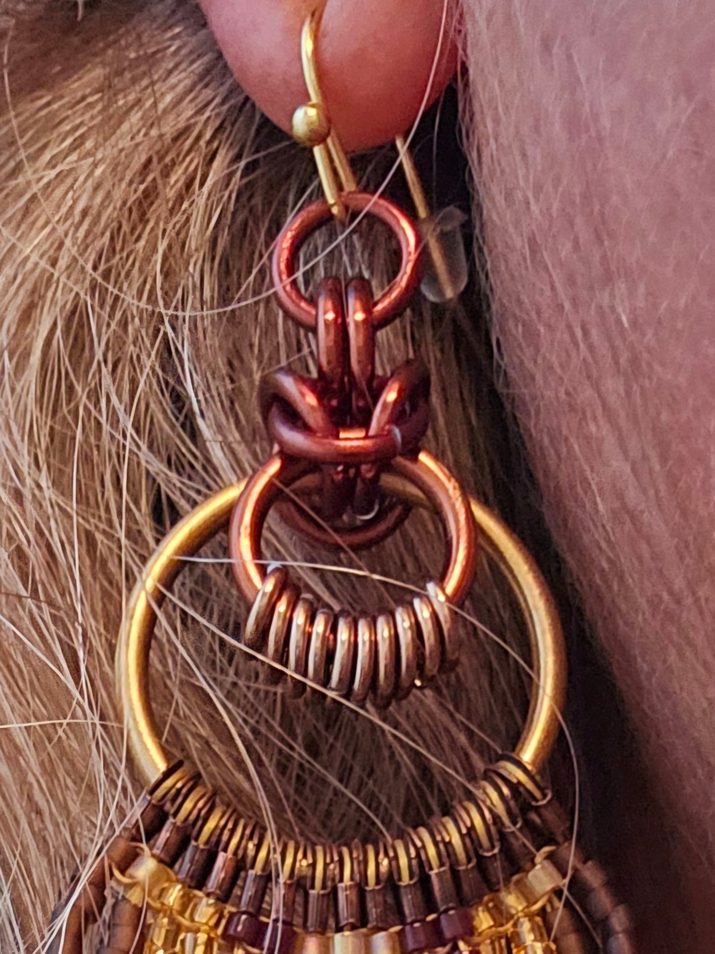 Chocolate Mocha with Tigers Eye gemstones