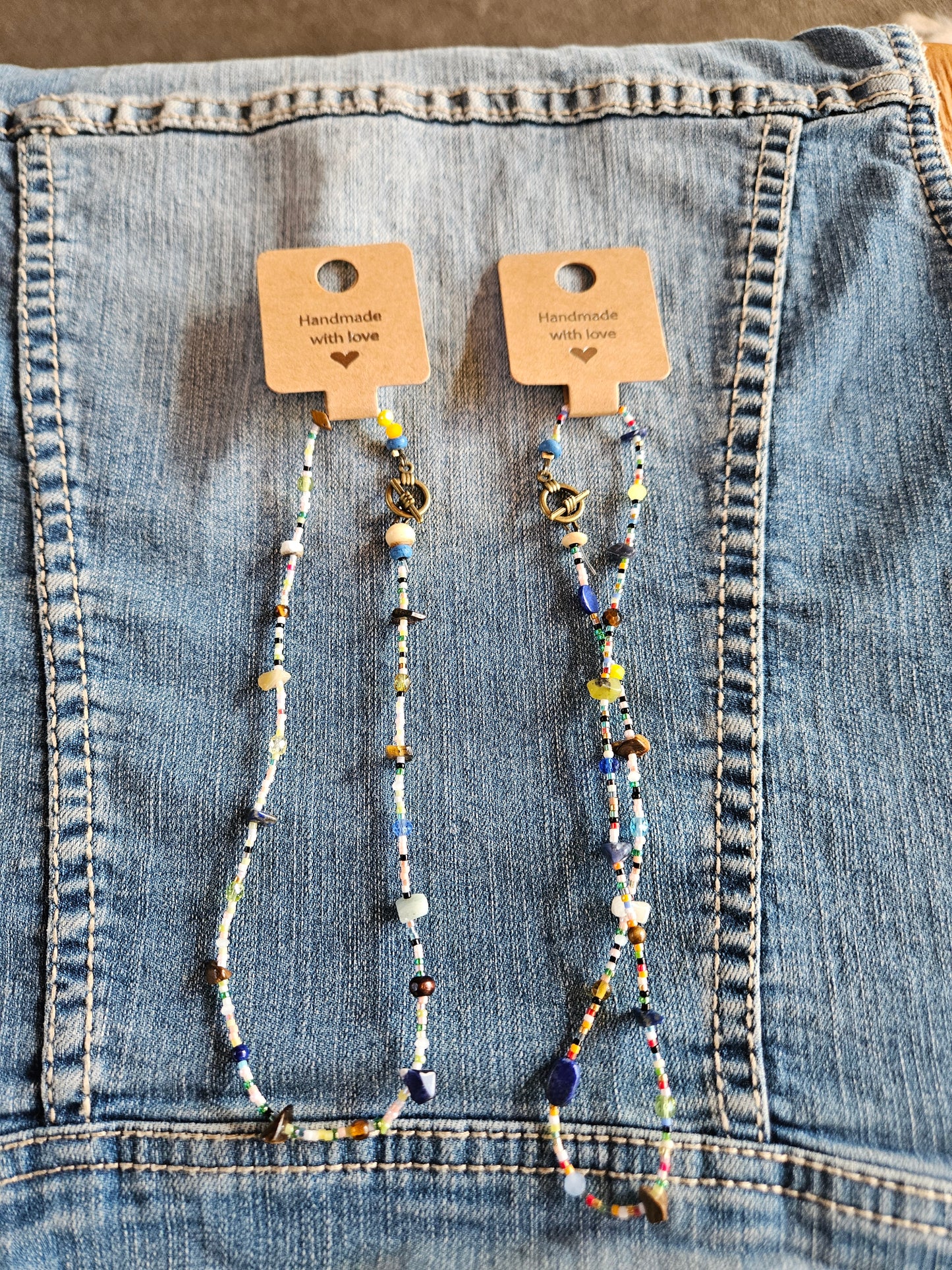 Chokers with gemstones