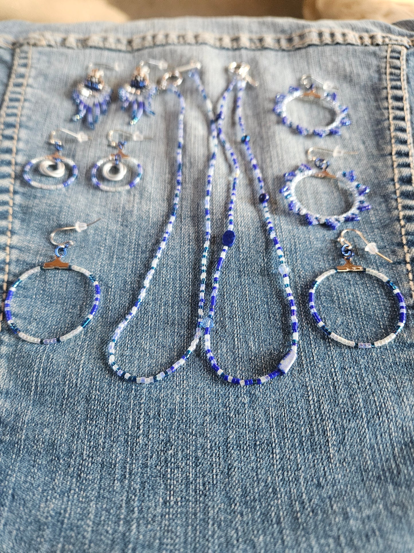 Ocean Waves Collection 🌊 Mini Feather Fringe