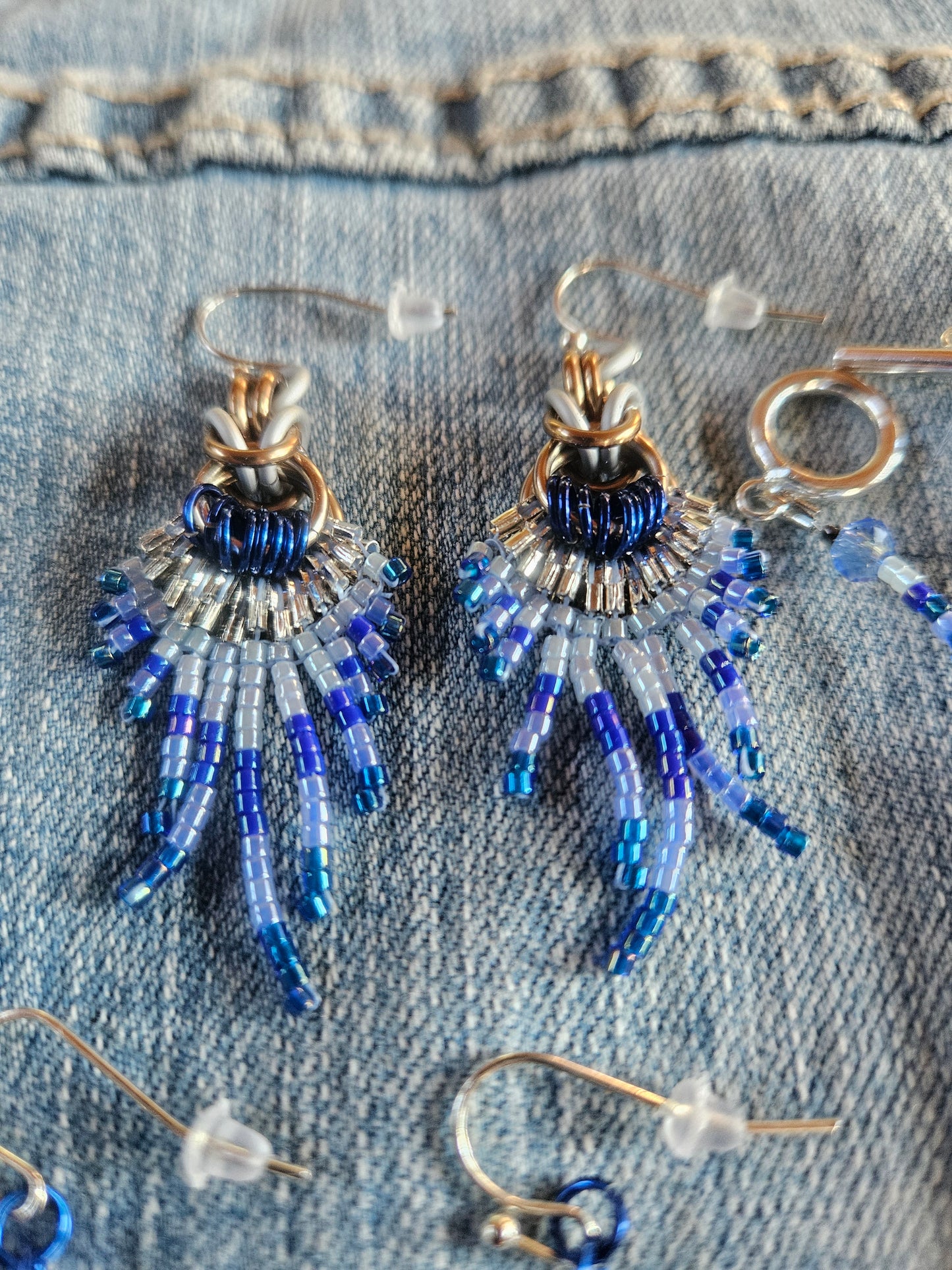 Ocean Waves Collection 🌊 Mini Feather Fringe