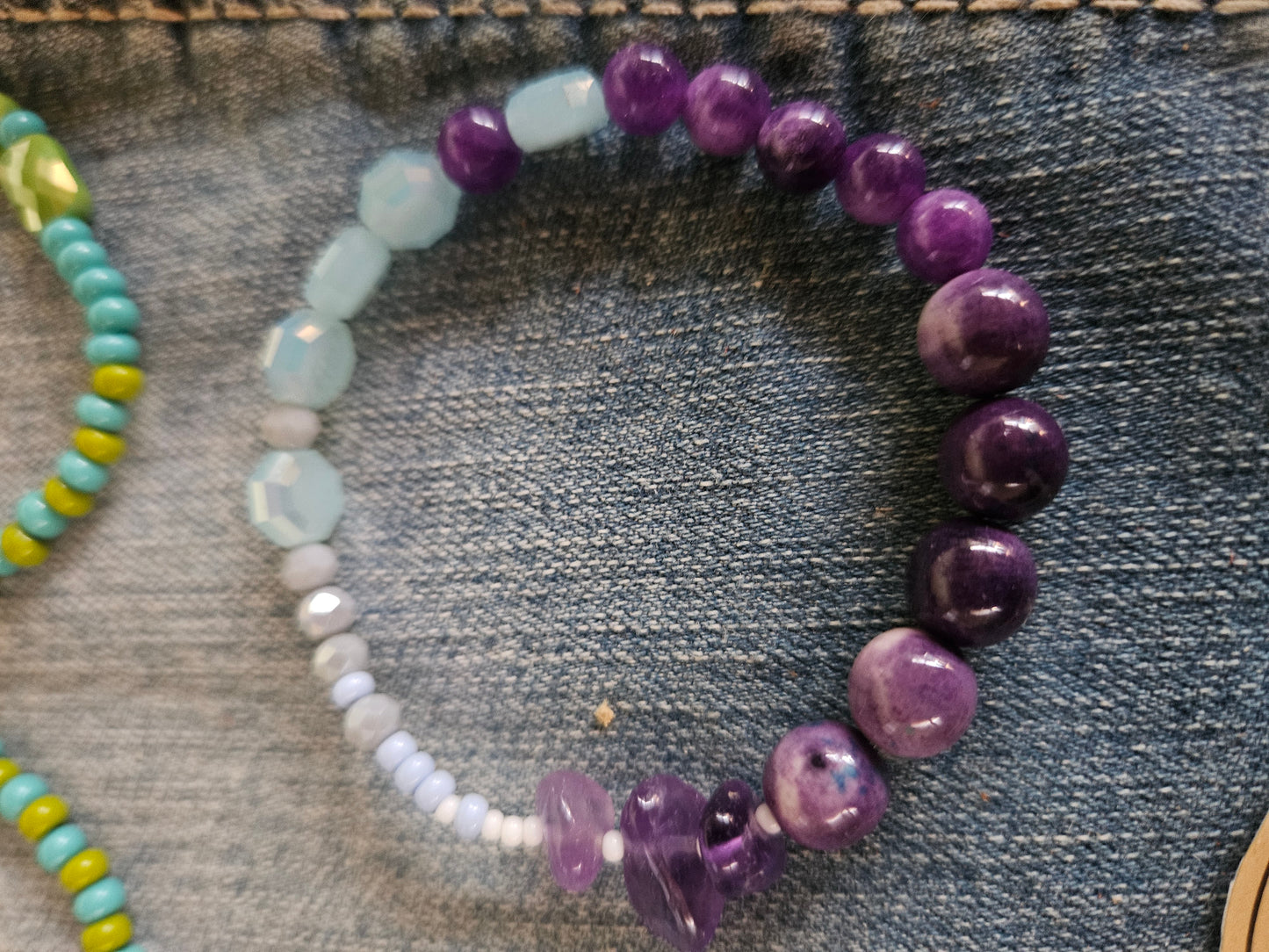 Ice Queen - Beaded Bracelet 💜💎