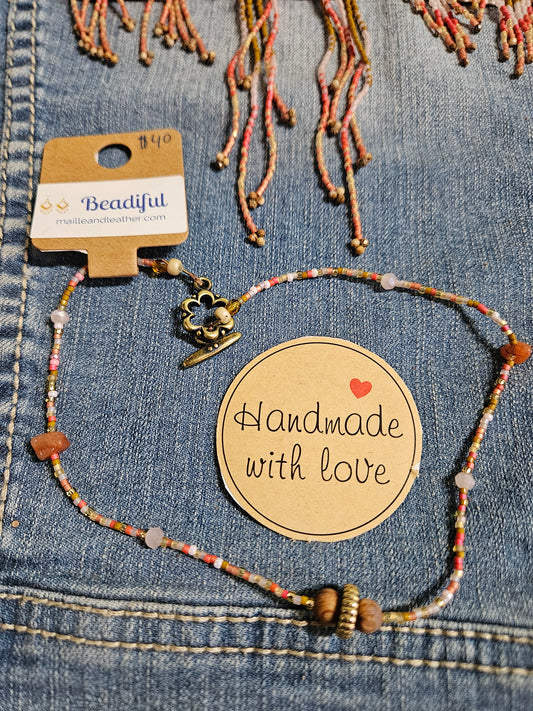 Cozy Velvet Collection - Beaded Choker